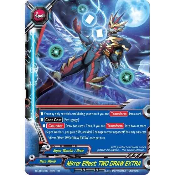 Image for Mirror Effect: TWO DRAW EXTRA (S-UB05/0015EN) (S-UB05) - Future Card BuddyFight