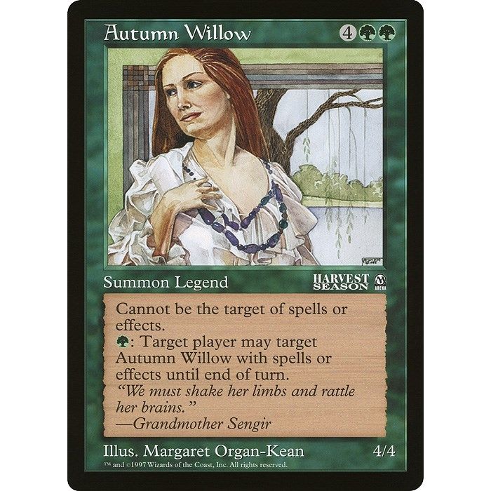 Image for Autumn Willow (Arena League) (OVER) - Magic: The Gathering