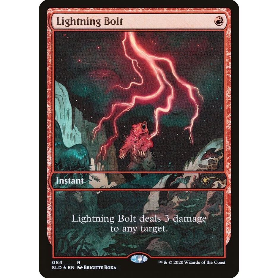 Image for Lightning Bolt (084) (84) (SLD) - Magic: The Gathering