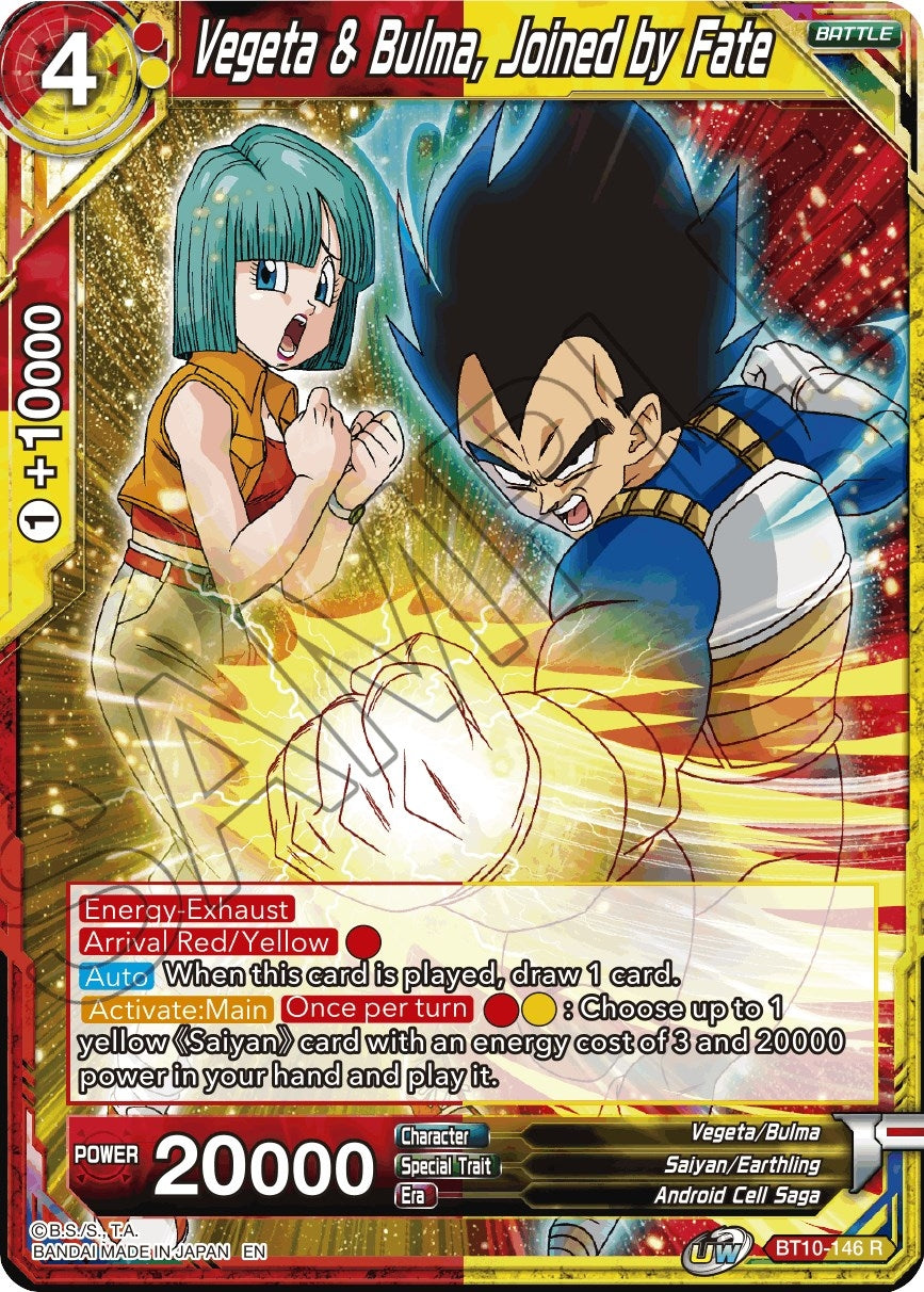 Image for Vegeta & Bulma, Joined by Fate (BT10-146) (DBS-B10) - Dragon Ball Super: Masters