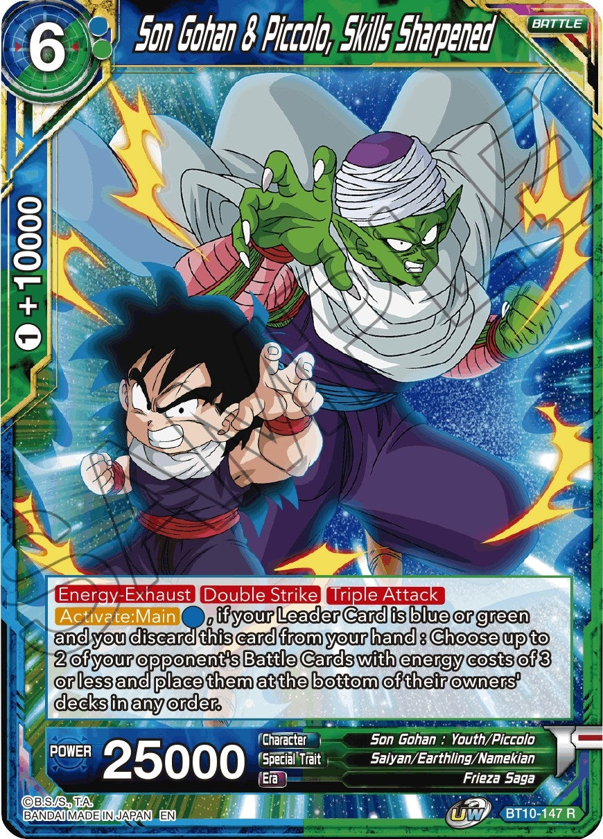 Image for Son Gohan & Piccolo, Skills Sharpened (BT10-147) (DBS-B10) - Dragon Ball Super: Masters