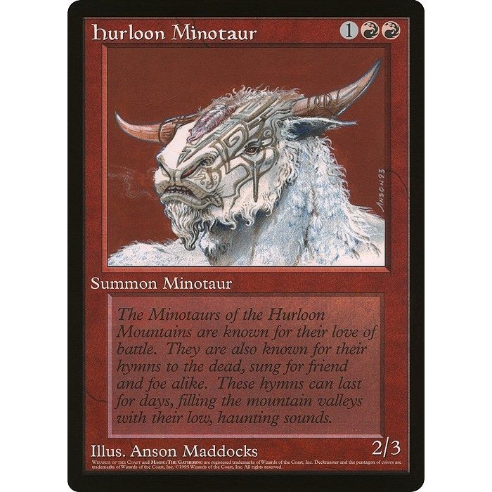 Image for Hurloon Minotaur (Wizards of the Coast Caravan Tours) (OVER) - Magic: The Gathering