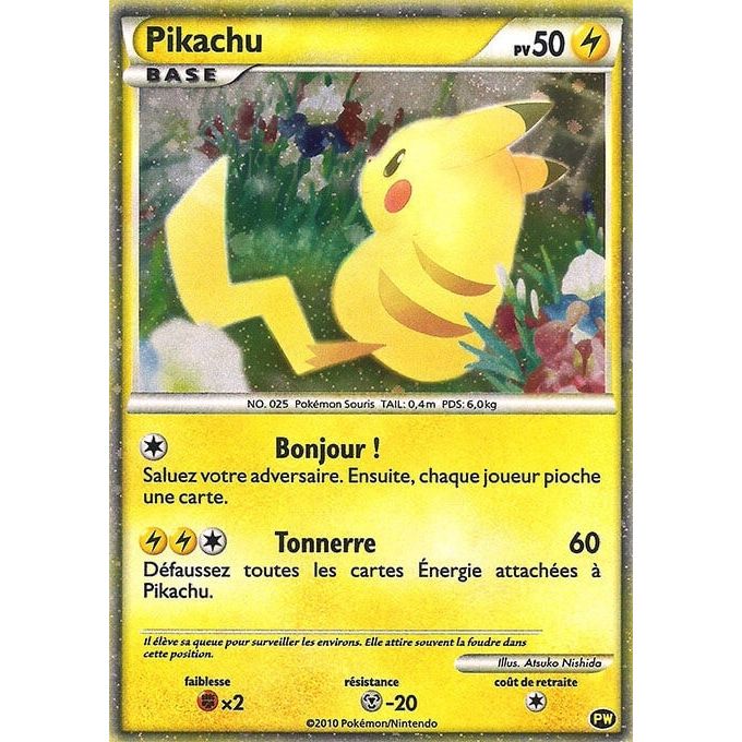 Image for Pikachu (French) (PW 7) (PWCP) - Pokemon