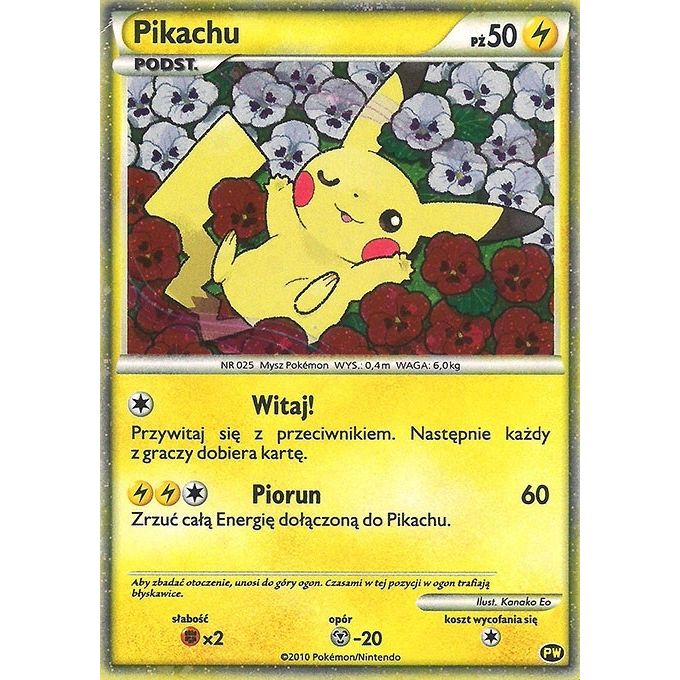 Image for Pikachu (Polish) (PW 8) (PWCP) - Pokemon