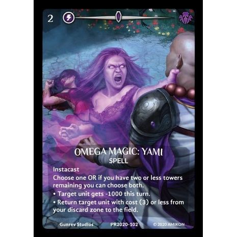 Image for Omega Magic: Yami (Full Art) (PR2020-102) (PR) - Argent Saga TCG