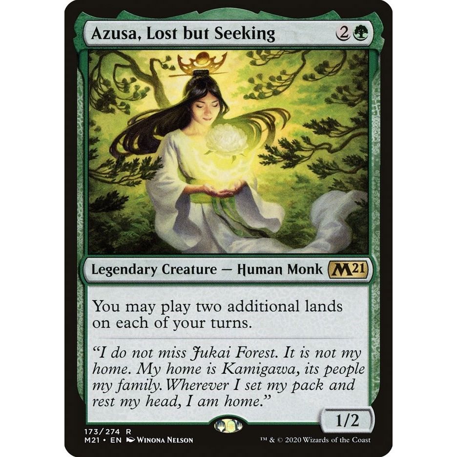 Image for Azusa, Lost but Seeking (173) (M21) - Magic: The Gathering