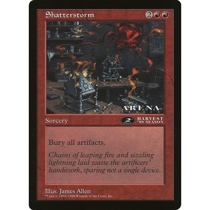 Image for Shatterstorm (2nd Place) (Arena League) (OVER) - Magic: The Gathering