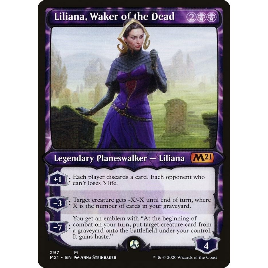 Image for Liliana, Waker of the Dead (Showcase) (297) (M21) - Magic: The Gathering