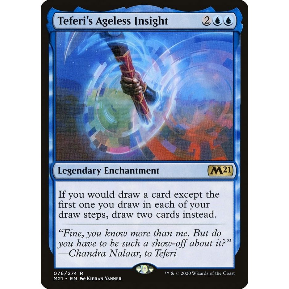 Image for Teferi's Ageless Insight (76) (M21) - Magic: The Gathering