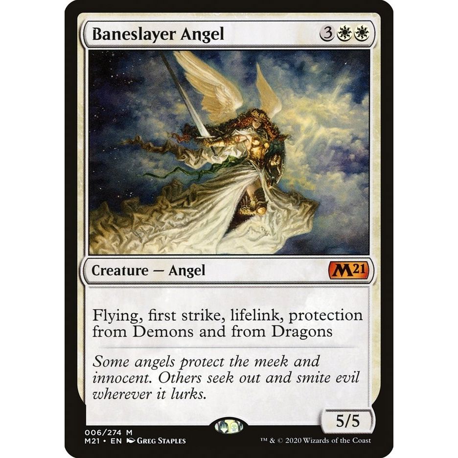 Image for Baneslayer Angel (6) (M21) - Magic: The Gathering