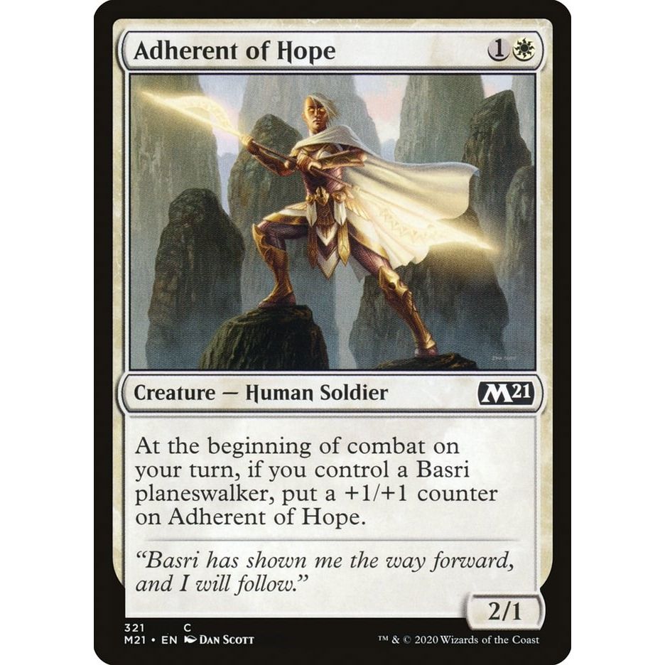 Image for Adherent of Hope (321) (M21) - Magic: The Gathering