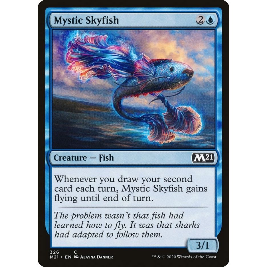 Image for Mystic Skyfish (326) (M21) - Magic: The Gathering