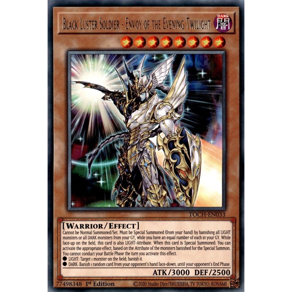 Image for Black Luster Soldier - Envoy of the Evening Twilight (TOCH-EN033) (TOCH) - YuGiOh
