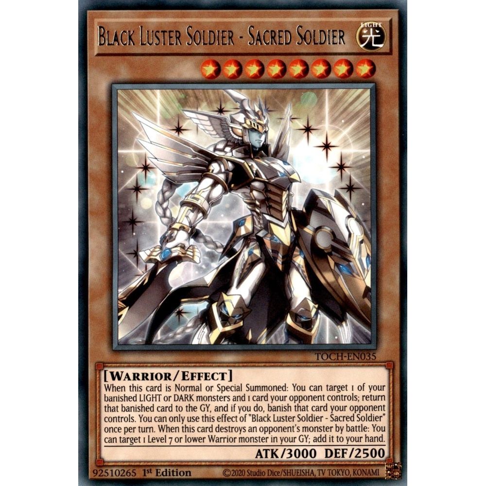 Image for Black Luster Soldier - Sacred Soldier (TOCH-EN035) (TOCH) - YuGiOh