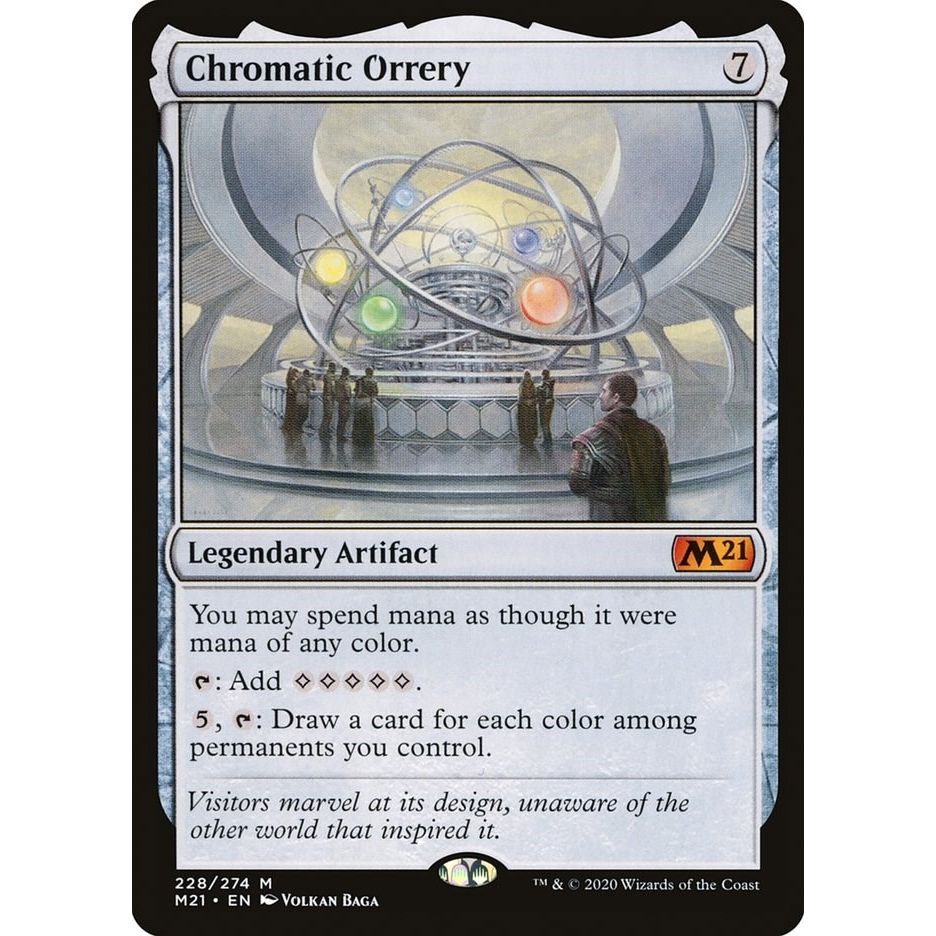 Image for Chromatic Orrery (228) (M21) - Magic: The Gathering
