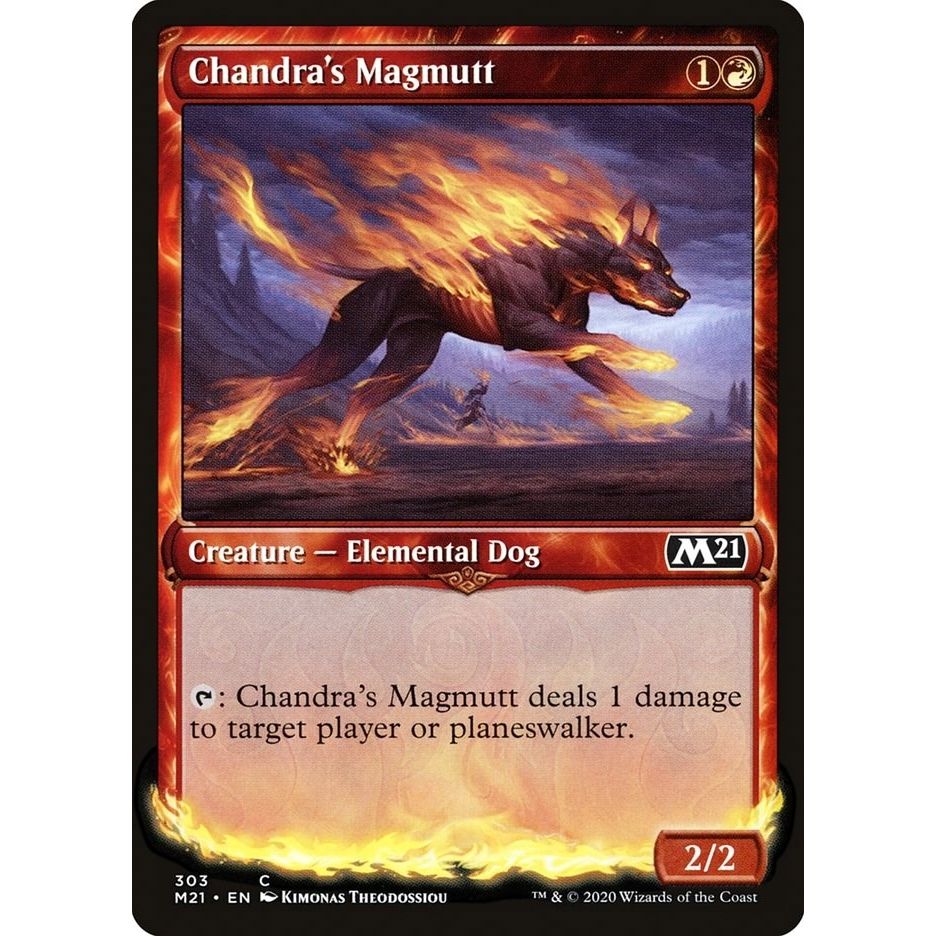 Image for Chandra's Magmutt (Showcase) (303) (M21) - Magic: The Gathering