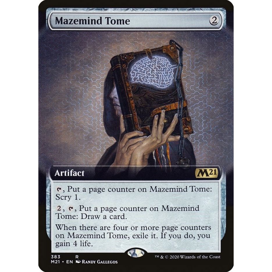 Image for Mazemind Tome (Extended Art) (383) (M21) - Magic: The Gathering