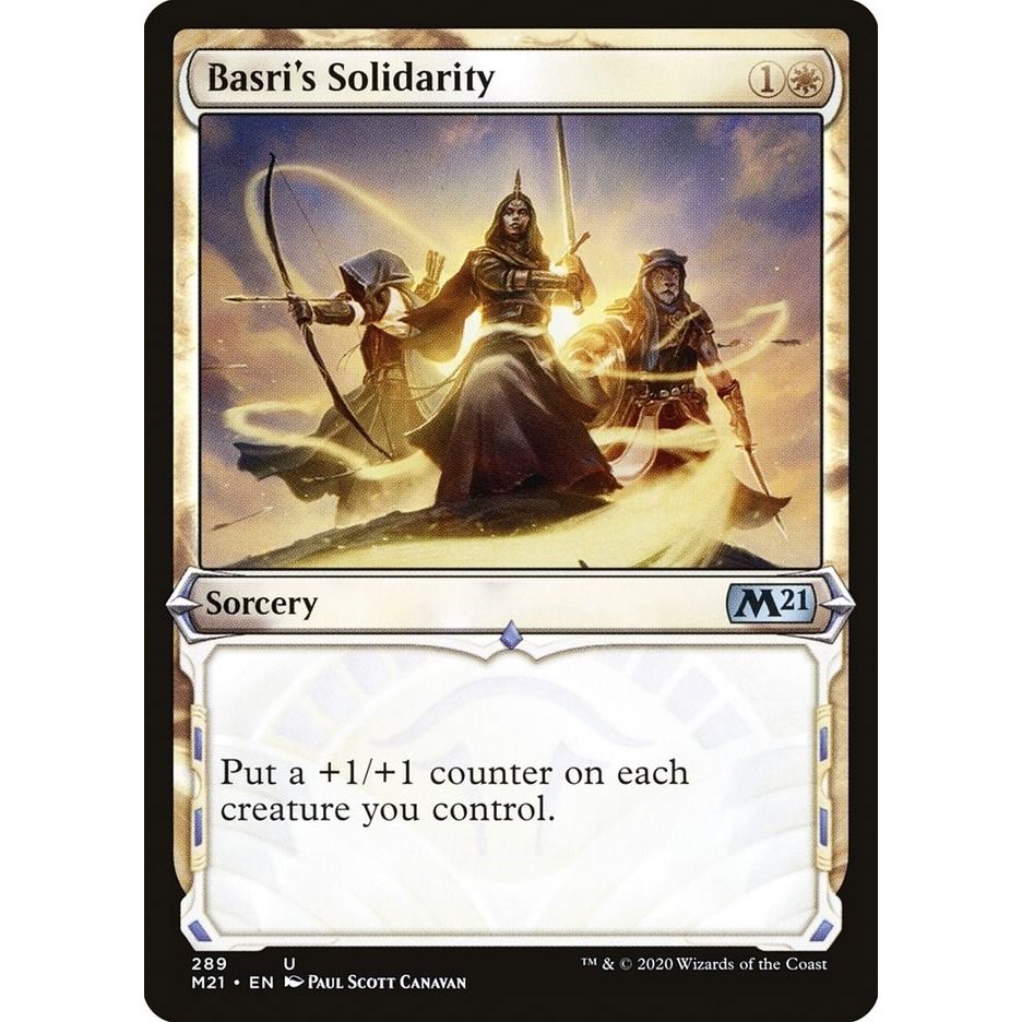 Image for Basri's Solidarity (Showcase) (289) (M21) - Magic: The Gathering