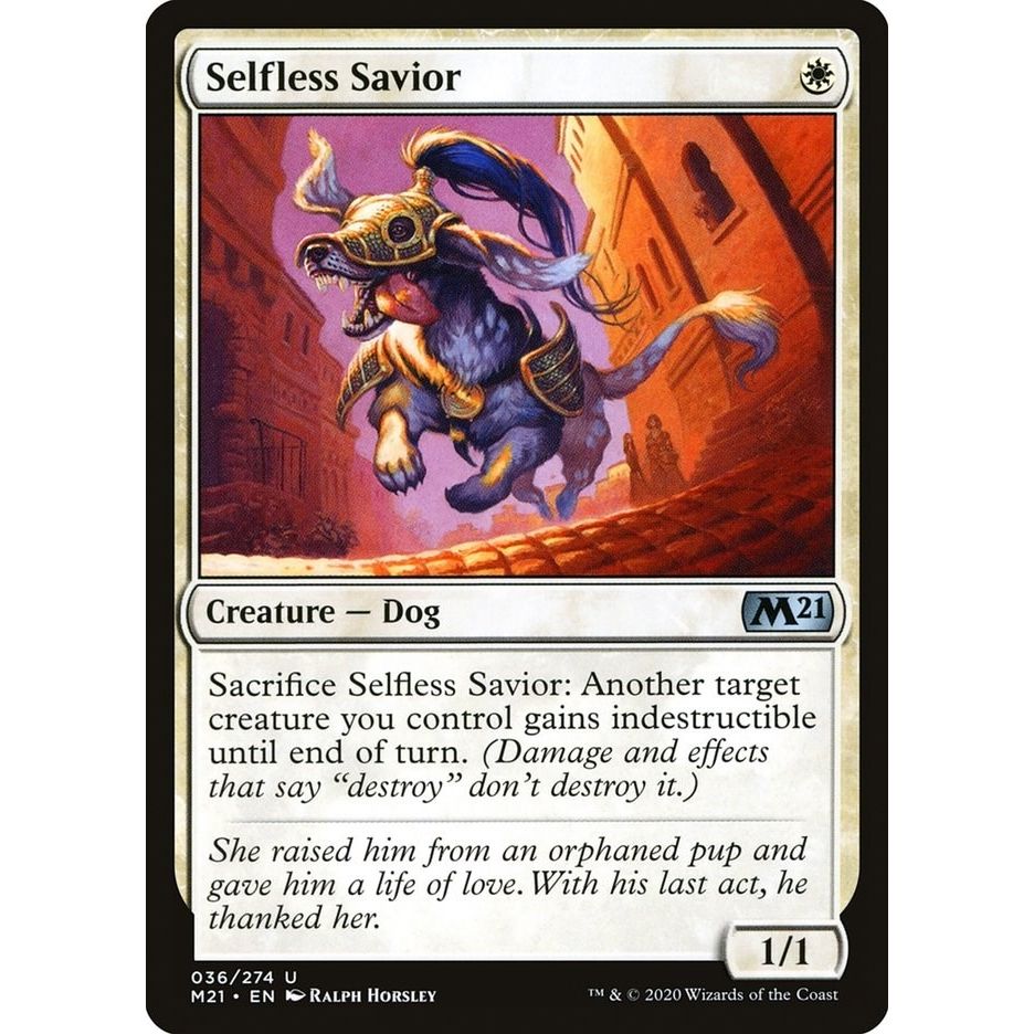 Image for Selfless Savior (36) (M21) - Magic: The Gathering