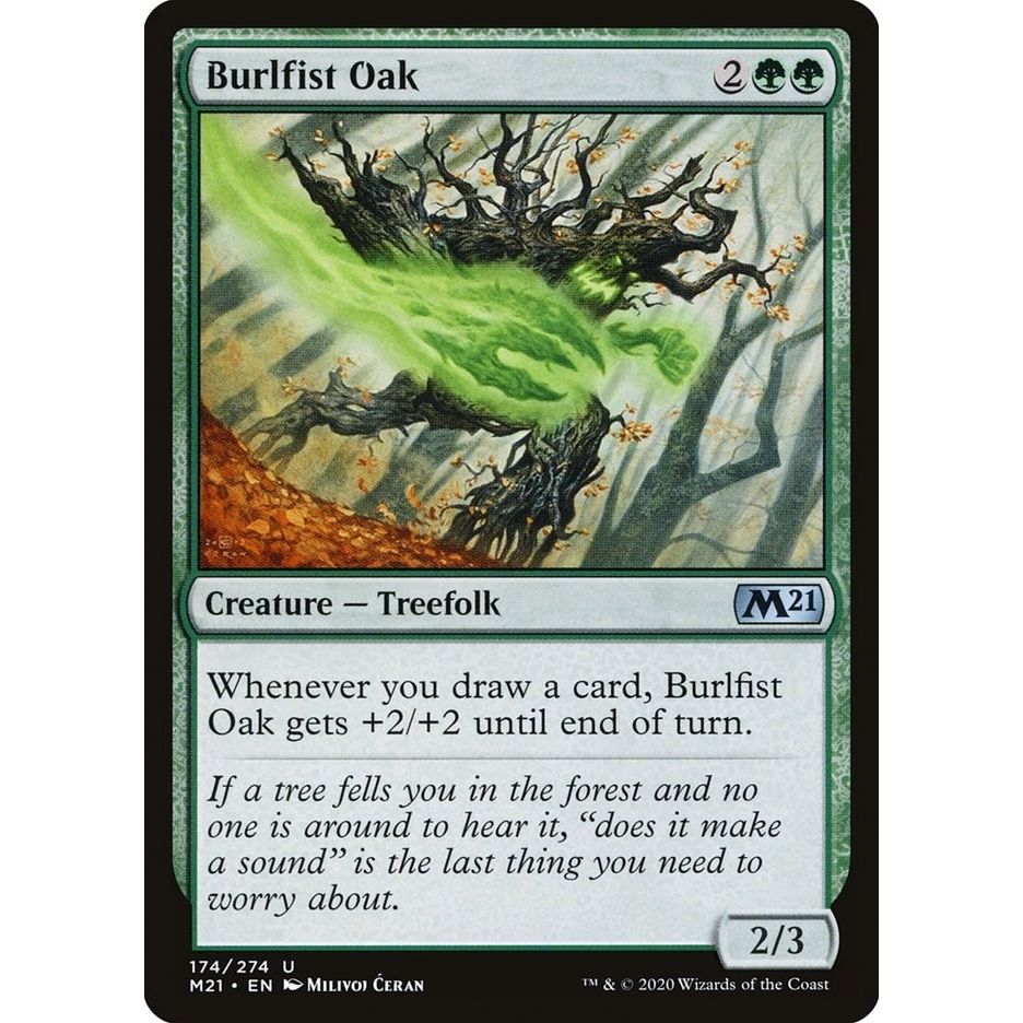 Image for Burlfist Oak (174) (M21) - Magic: The Gathering