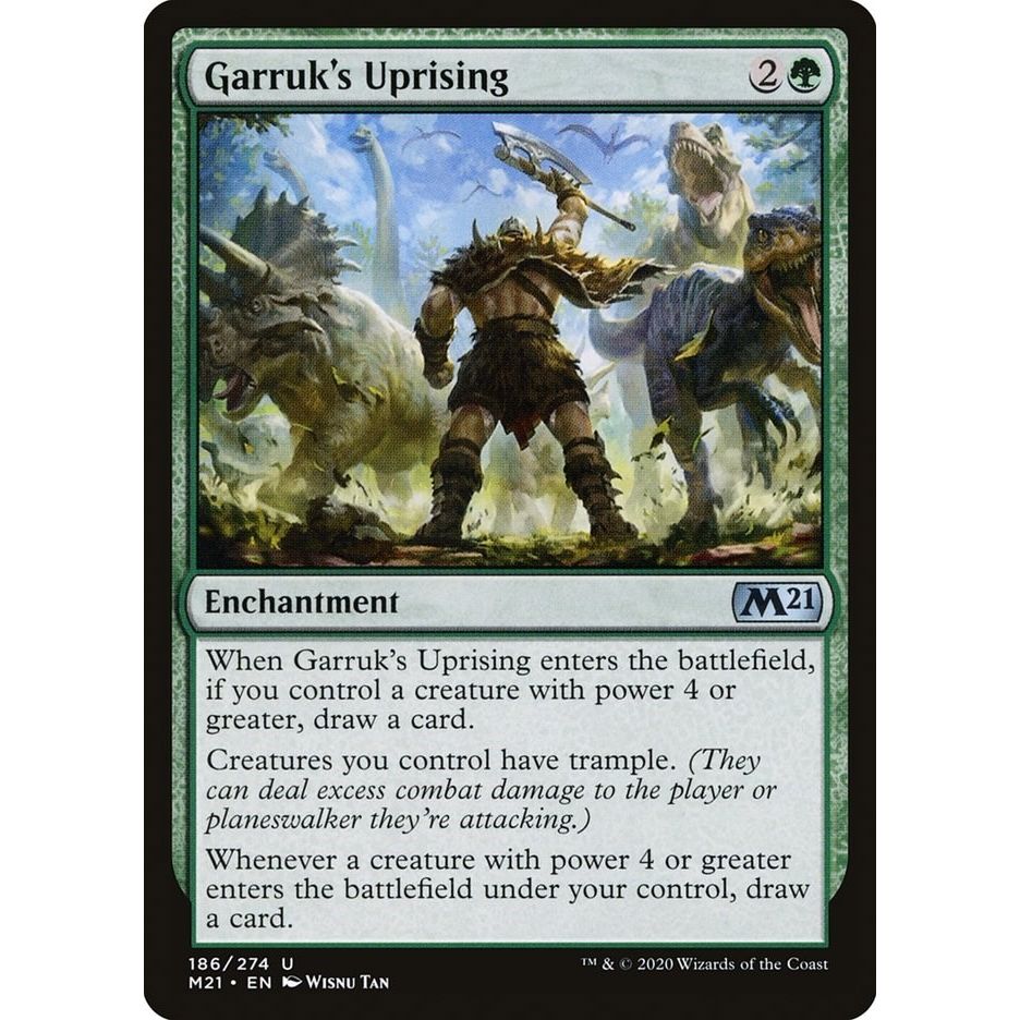 Image for Garruk's Uprising (186) (M21) - Magic: The Gathering
