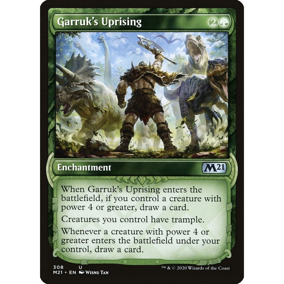 Image for Garruk's Uprising (Showcase) (308) (M21) - Magic: The Gathering
