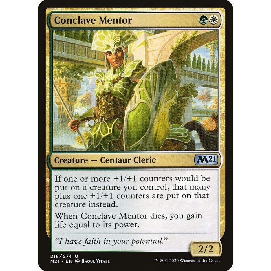 Image for Conclave Mentor (216) (M21) - Magic: The Gathering