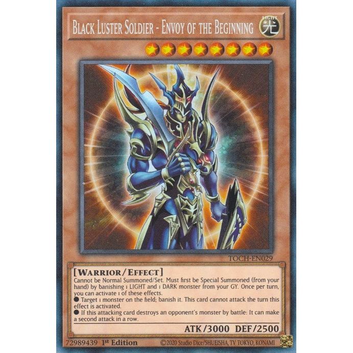 Image for Black Luster Soldier - Envoy of the Beginning (CR) (TOCH-EN029) (TOCH) - YuGiOh