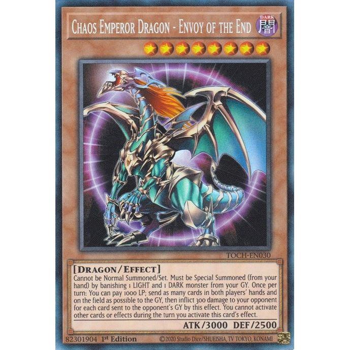 Image for Chaos Emperor Dragon - Envoy of the End (CR) (TOCH-EN030) (TOCH) - YuGiOh