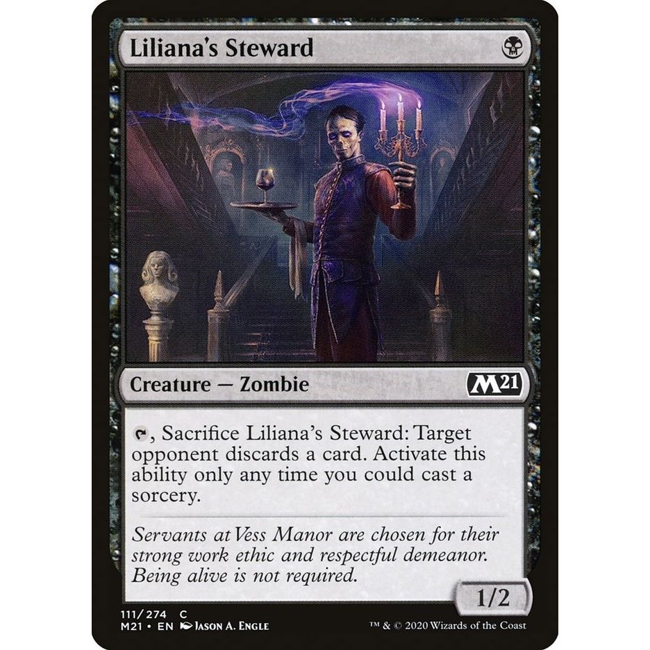 Image for Liliana's Steward (111) (M21) - Magic: The Gathering