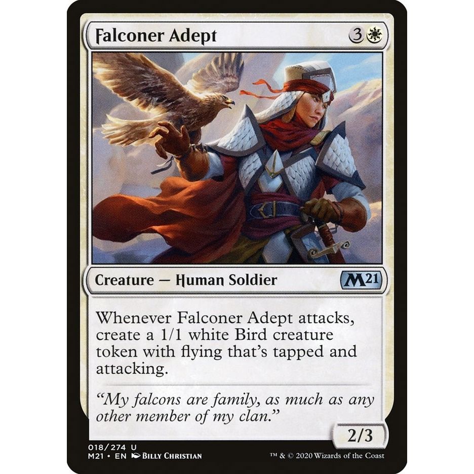 Image for Falconer Adept (18) (M21) - Magic: The Gathering
