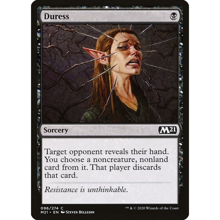 Image for Duress (96) (M21) - Magic: The Gathering
