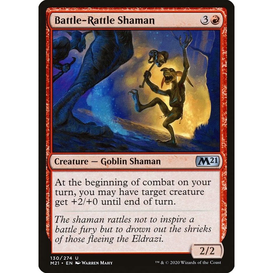Image for Battle-Rattle Shaman (130) (M21) - Magic: The Gathering
