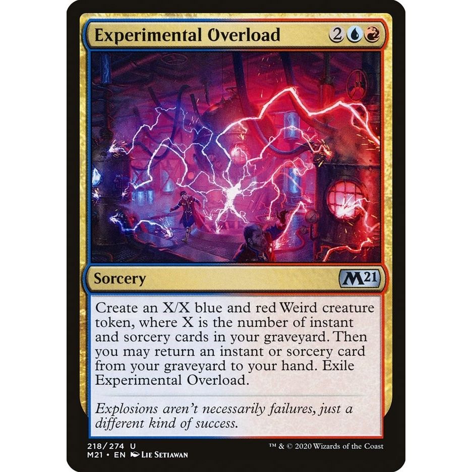 Image for Experimental Overload (218) (M21) - Magic: The Gathering