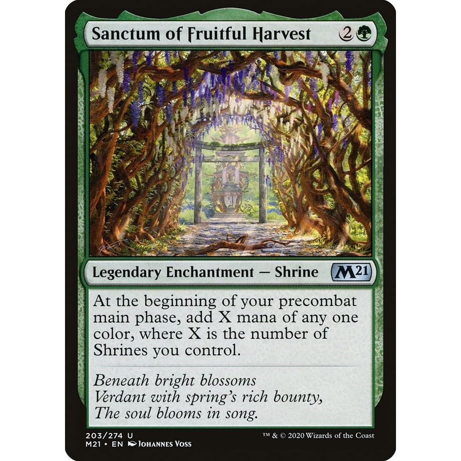 Image for Sanctum of Fruitful Harvest (203) (M21) - Magic: The Gathering