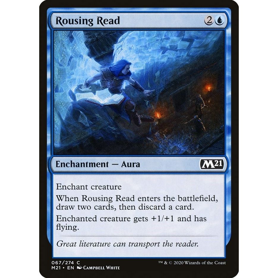 Image for Rousing Read (67) (M21) - Magic: The Gathering
