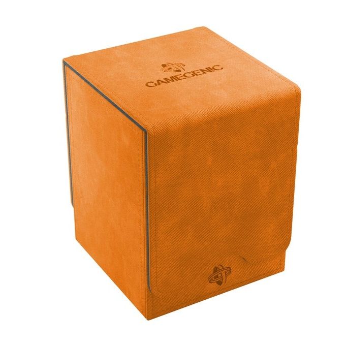 Image for GameGenic Squire Deck Box - Orange (Holds 100+) - Deck Boxes