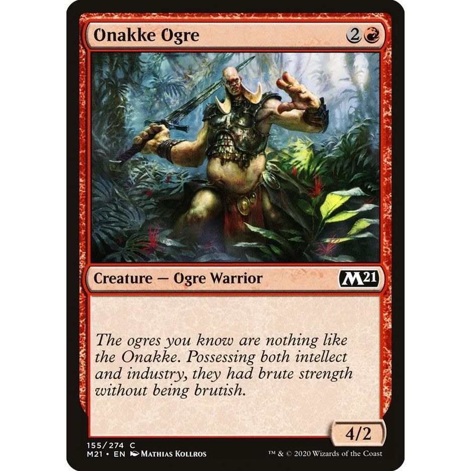 Image for Onakke Ogre (155) (M21) - Magic: The Gathering