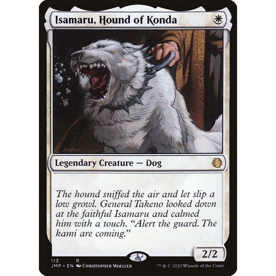 Image for Isamaru, Hound of Konda (113) (JMP) - Magic: The Gathering