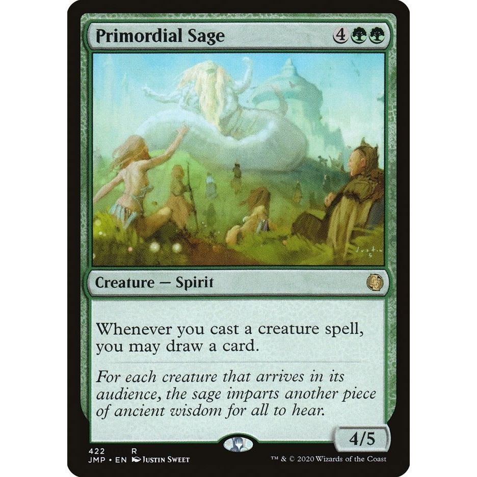 Image for Primordial Sage (422) (JMP) - Magic: The Gathering