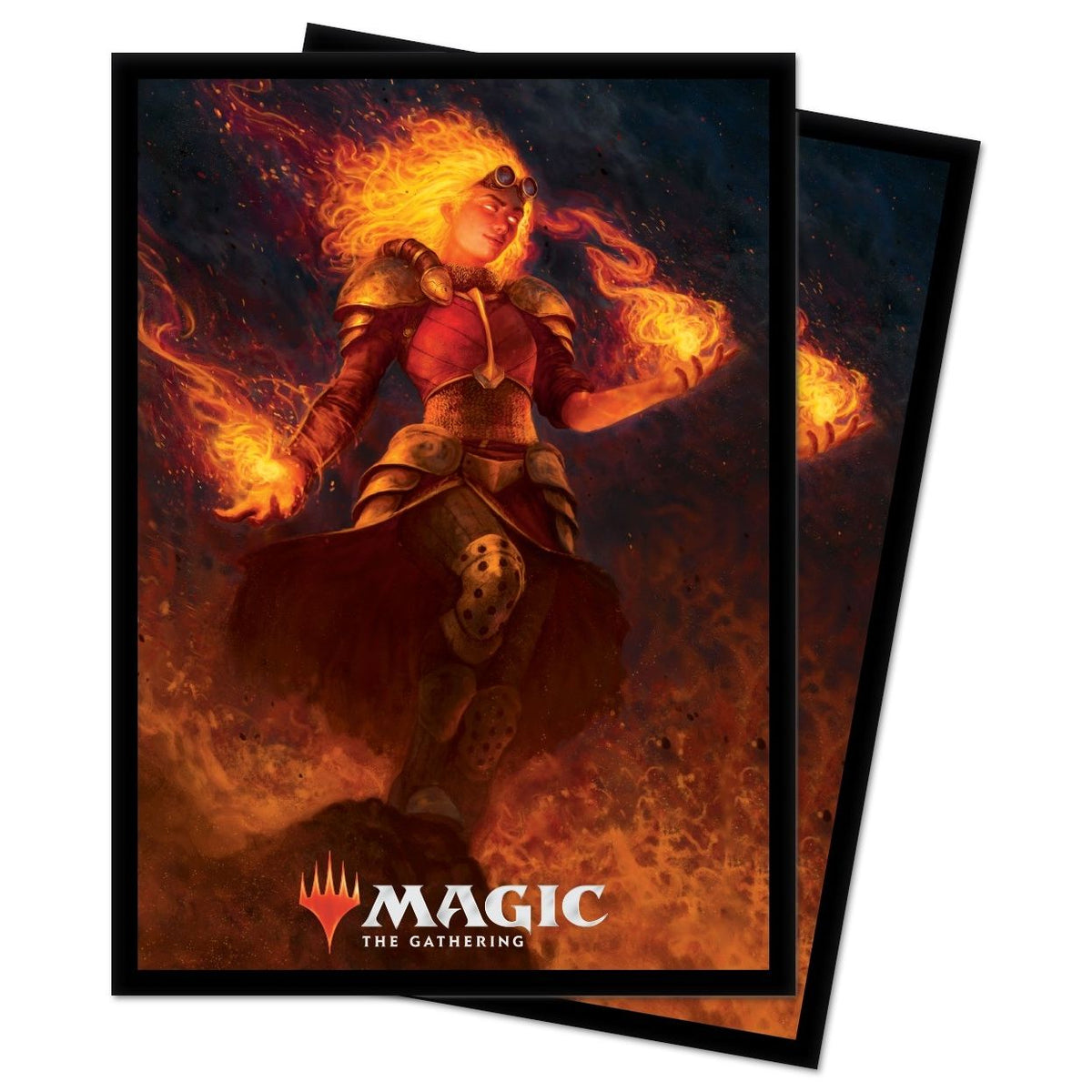Image for Core Set 2021 Chandra Standard Deck Protectors for Magic (100-pack) - Card Sleeves