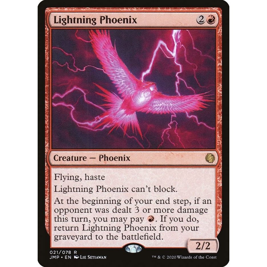 Image for Lightning Phoenix (21) (JMP) - Magic: The Gathering