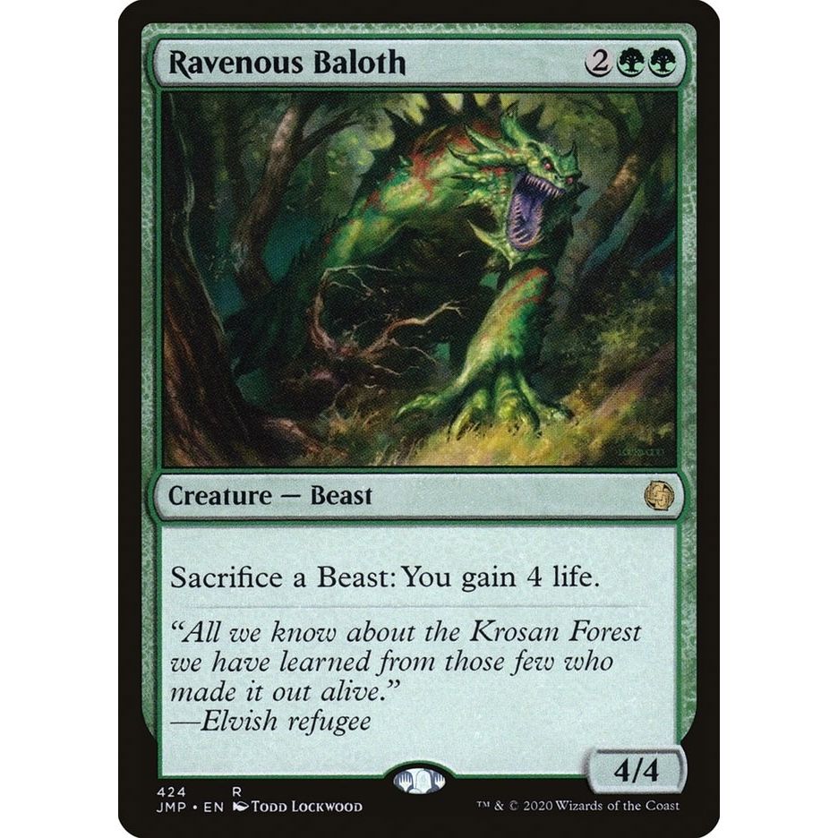 Image for Ravenous Baloth (424) (JMP) - Magic: The Gathering