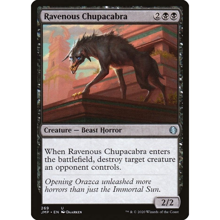 Image for Ravenous Chupacabra (269) (JMP) - Magic: The Gathering