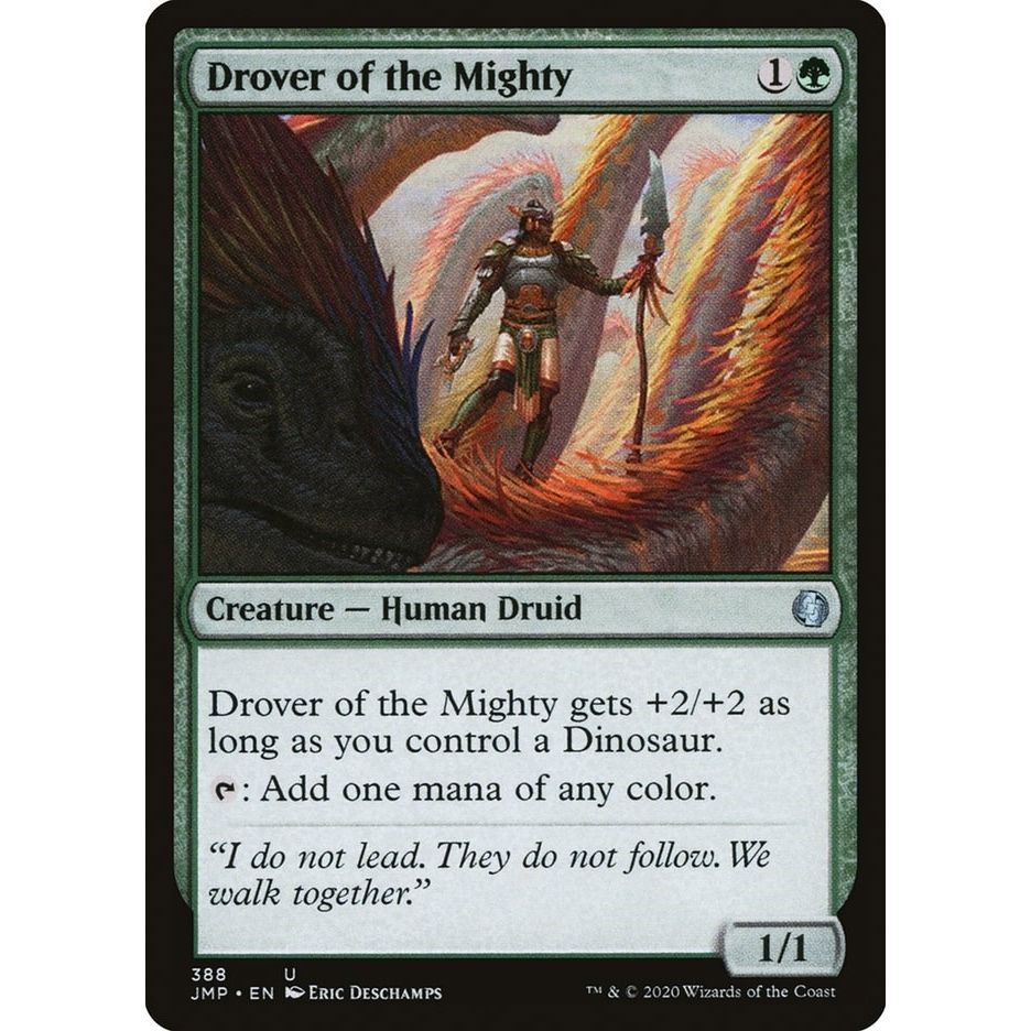 Image for Drover of the Mighty (388) (JMP) - Magic: The Gathering