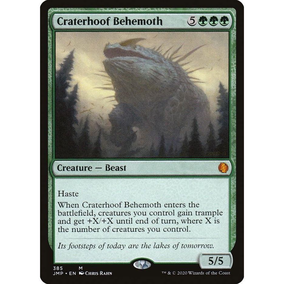 Image for Craterhoof Behemoth (385) (JMP) - Magic: The Gathering