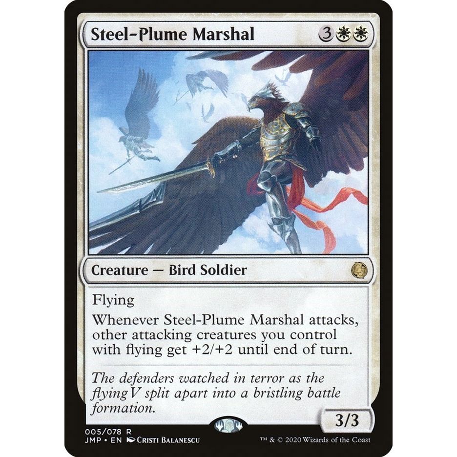 Image for Steel-Plume Marshal (5) (JMP) - Magic: The Gathering