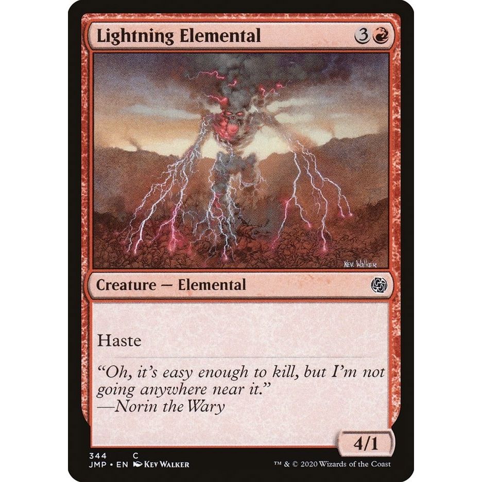 Image for Lightning Elemental (344) (JMP) - Magic: The Gathering
