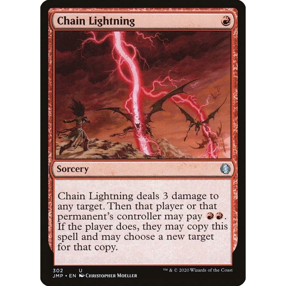 Image for Chain Lightning (302) (JMP) - Magic: The Gathering