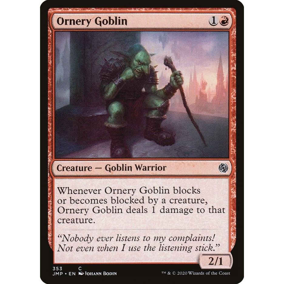 Image for Ornery Goblin (353) (JMP) - Magic: The Gathering
